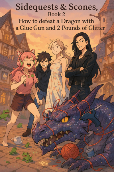 Side Quests & Scones Book 2: How to defeat a dragon with a gluegun and 2 pounds of glitter