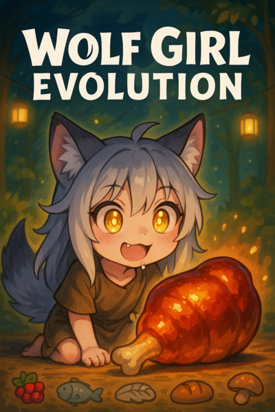 Wolf Girl Evolution [Tails, Teeth, and Too Much Food!]